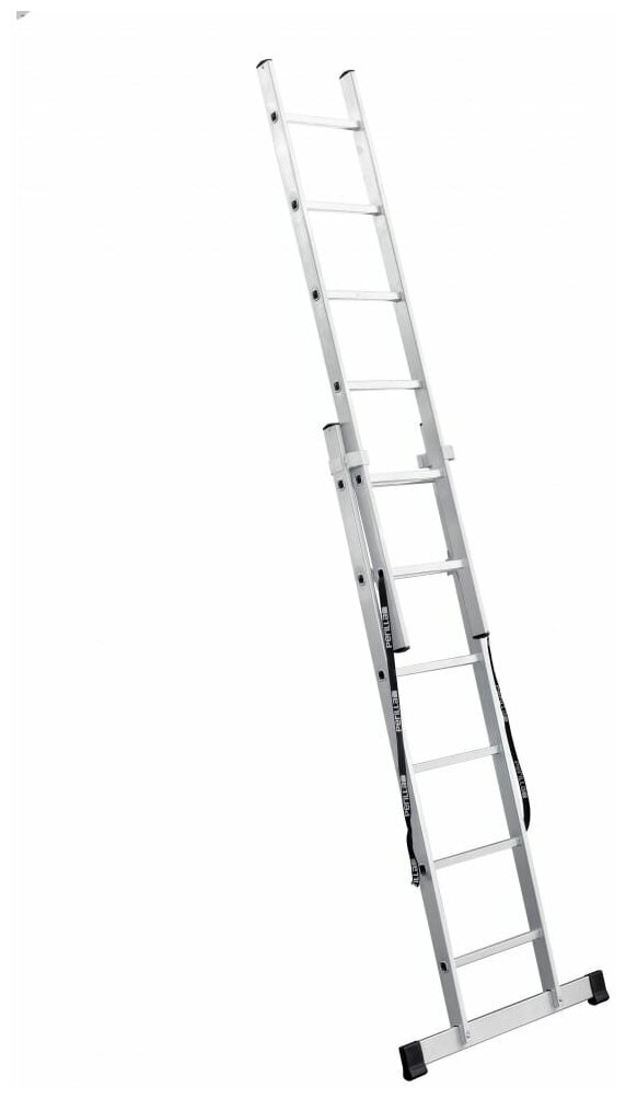 Алюминиевая 2-секционная лестница UFUK 2х6 ступеней 411206