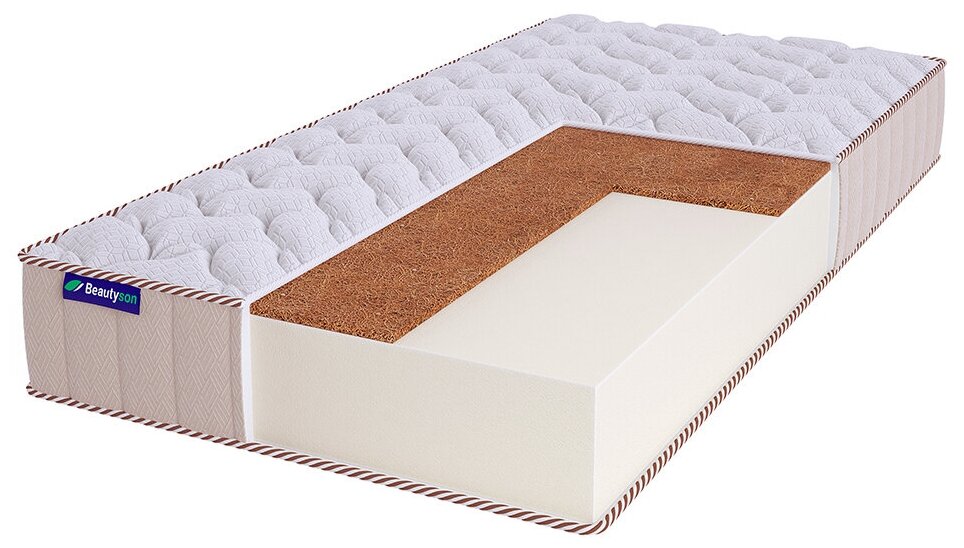 Матрас Beautyson Roll Foam Hard 14 Cocos Lux 80х190