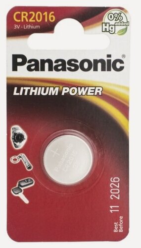 Изображение товара Элемент питания Panasonic Lithium Power CR2016