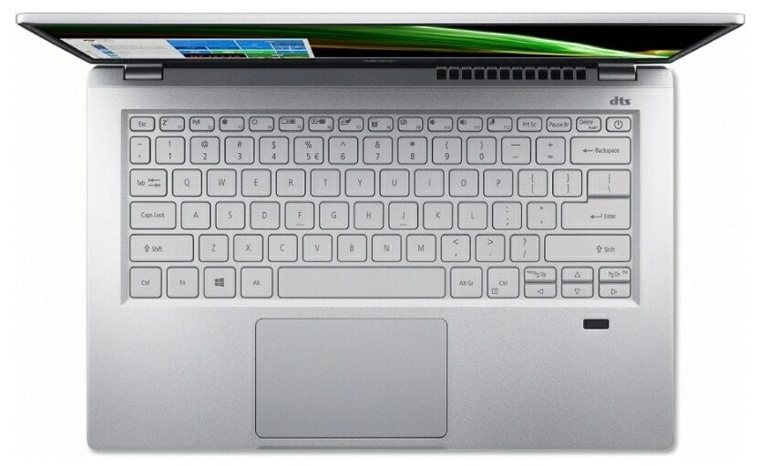 Ноутбук Acer Swift 3 SF314-43-R16J 14 IPS AMD Ryzen 5 5500U 21ГГц 6-ядерный 16ГБ LPDDR4x 512ГБ SSD AMD Radeon Windows 11 Home серебристый