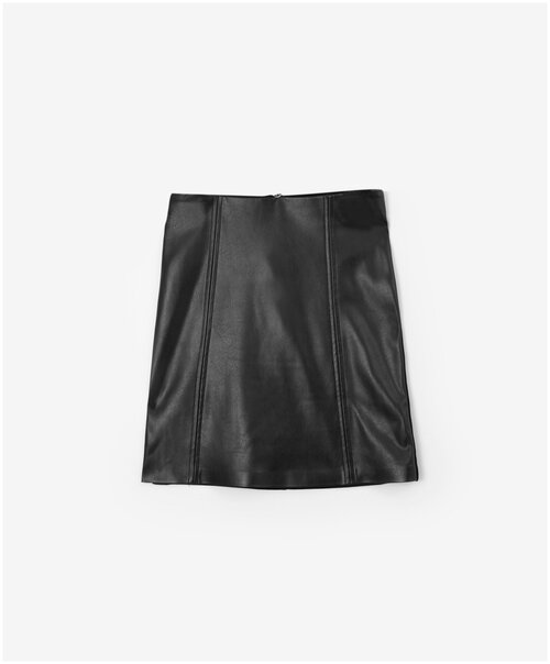 Школьная юбка Gulliver, подкладка, размер 146, черный