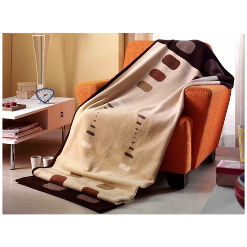 плед 1,5-спальный Пантекс хлопок 06301a Пятна