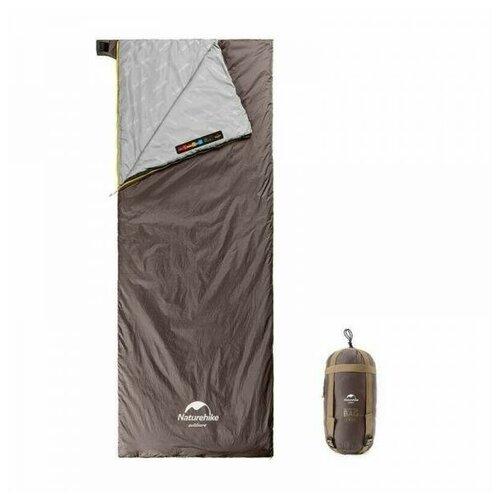 Мешок спальный Naturehike мини серо-коричневый 6927595777954 351000₽