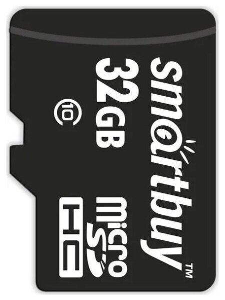 Карта памяти MicroSD 32 Гб + адаптер / SD карта SmartBuy High Speed 32GB Class 10 SB32GBSDCL10-01LE (Карта памяти микро СД для телефона, фотоаппарата) - фотография № 3