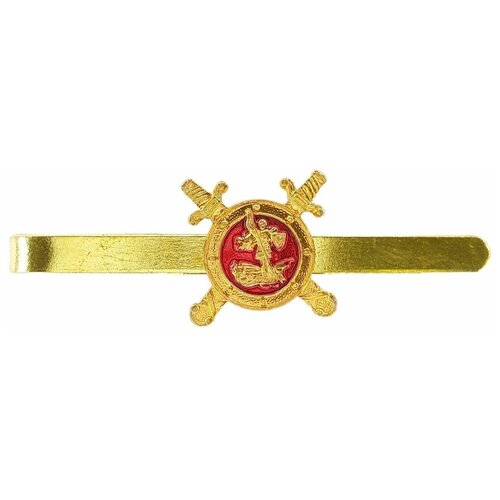 фото Зажим для галстука полиция металлический полигон