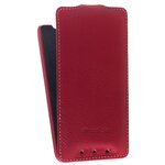 Кожаный чехол для HTC One Mini / M4 Melkco Premium Leather Case - Jacka Type (Red LC) - изображение