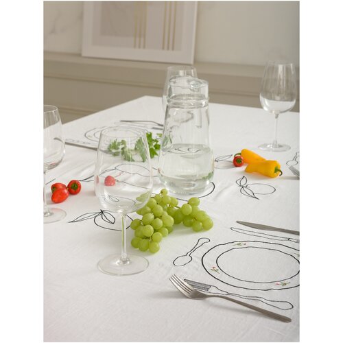 Скатерть из натуральноги льна 