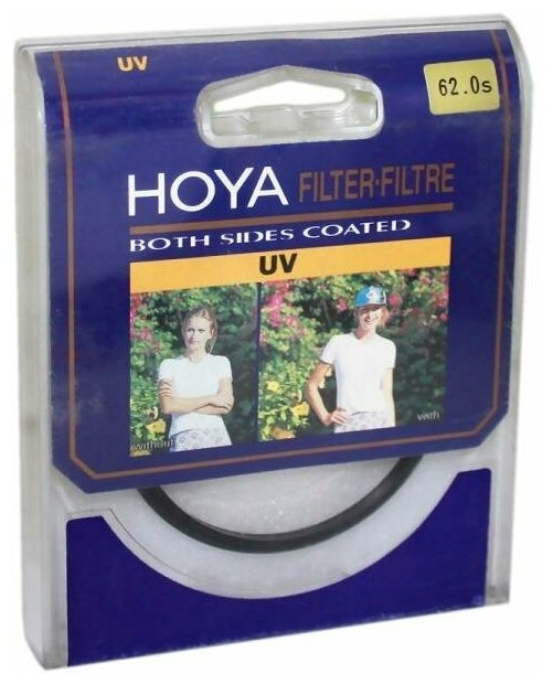 Светофильтр Hoya 62 mm UV(0) защитный ультрафиолетовый двухстороннее покрытие (62S UV(0))