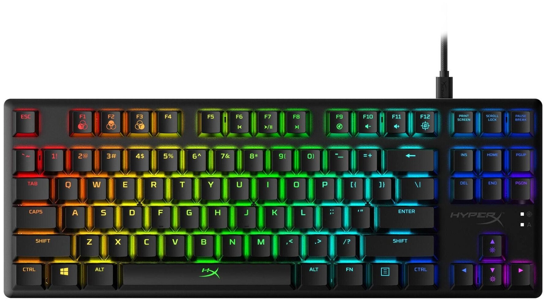 Клавиатура HyperX Alloy Origins Core TKL черный 4p5p2axacb