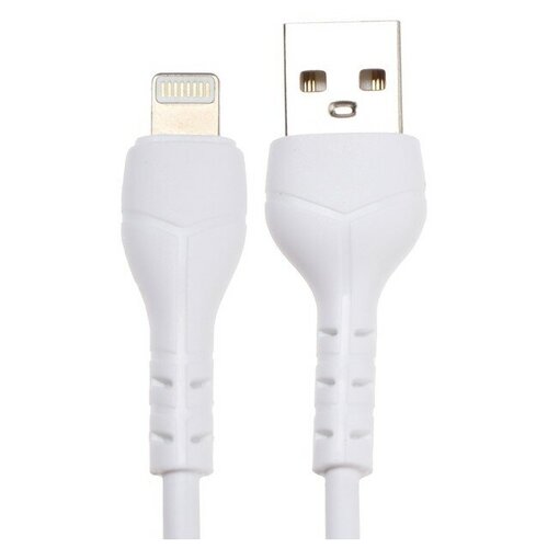 Сетевое зарядное устройство Mirex U16i, USB, 2.4 А, кабель Lightning, 1 м, белое сетевое зарядное устройство borofone ba49a usb 2 1 а кабель lightning 1 м белое