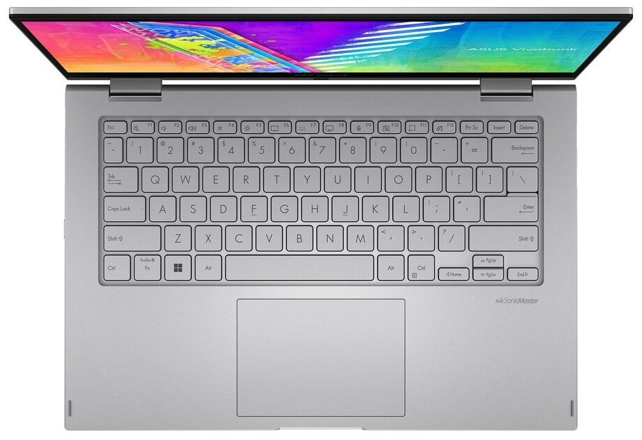 Ноутбук-трансформер Asus VivoBook Flip 14 TP1401KA-EC076W 90NB0W43-M002N0 серебристый