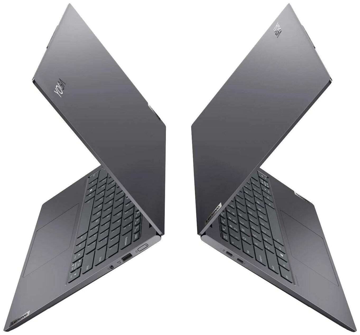 Ноутбук Lenovo Yoga Slim 7 Pro 14IHU5 14 FHD IPSCore i5-11300H8GB256GB SSDIris Xe GraphicsWin 11 Home 64-bitNoODDсерый 82NC006NRU