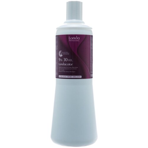 Londa Professional Londacolor Окислительная эмульсия для стойкой крем-краски Extra Rich Creme Emulsion 9 %, 1000 мл londa professional набор мягкость и блеск шампунь 250 мл кондиционер 250 мл маска 200 мл масло 100 мл londa professional velvet oil