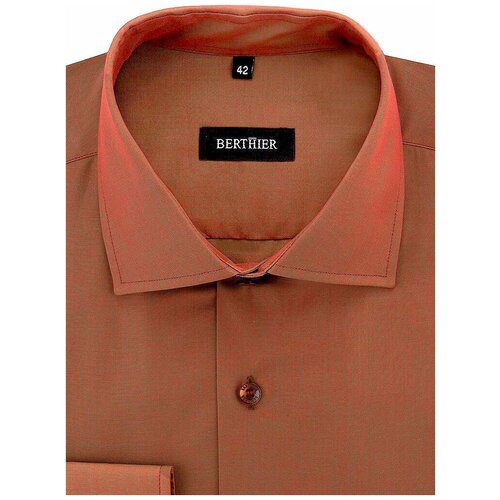 фото Рубашка berthier, размер 174-184/44, коричневый
