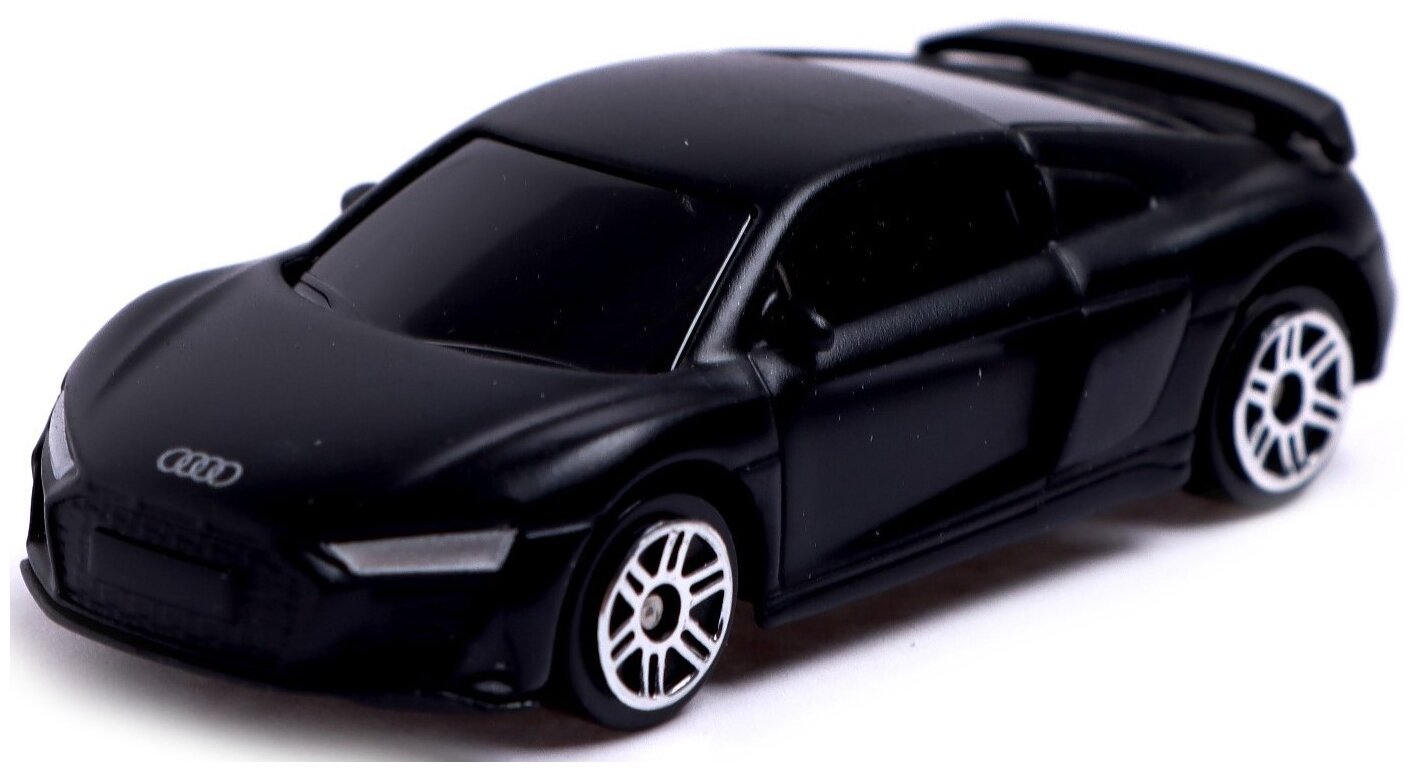 Машина металлическая AUDI R8 COUPE, 1:64, цвет черный матовый 7152981