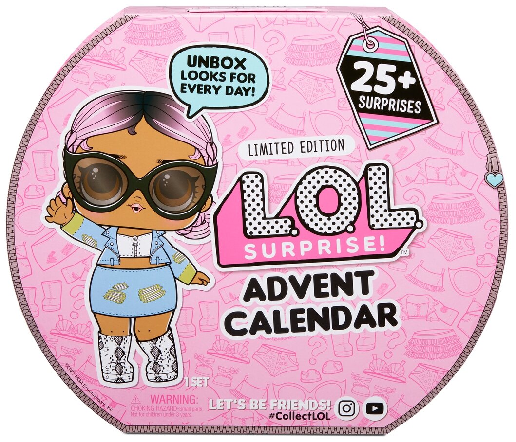 Кукла-сюрприз L.O.L. Surprise Advent Calendar with Limited Edition Doll and 25+ Surprises 576037
