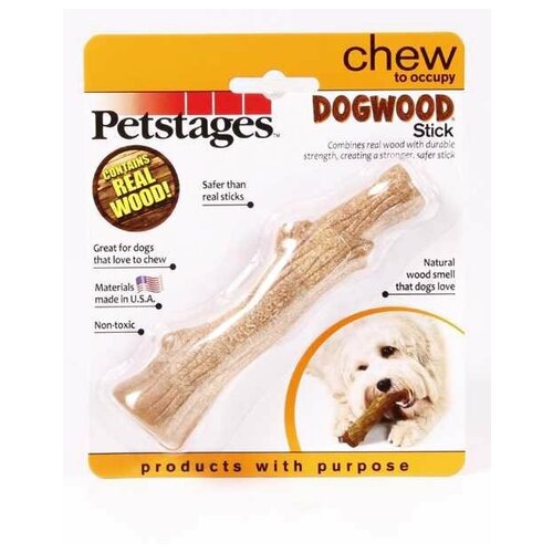 Petstages игрушка для собак Dogwood палочка деревянная 16 см малая игрушка для собак petstages dogwood палочка деревянная малая