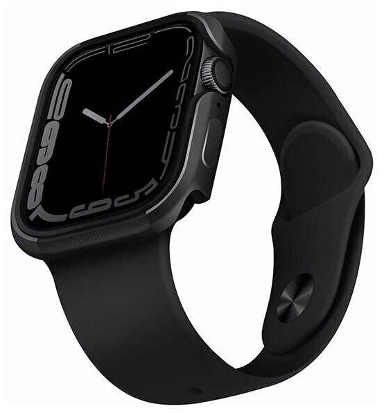 Чехол Uniq Valencia aluminium для Apple Watch 44/45 мм