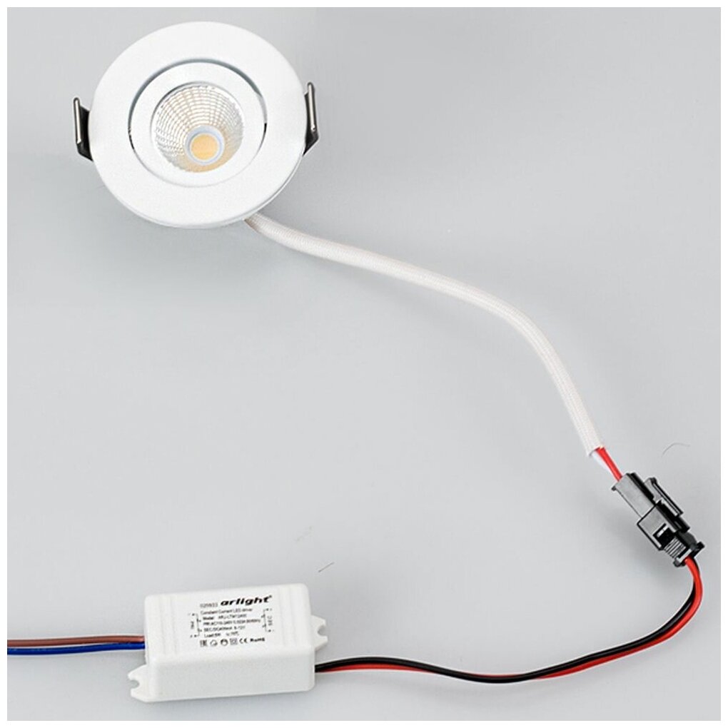 Arlight Светодиодный светильник LTM-R50WH 5W Warm White 25deg (Arlight, IP40 Металл) 020756 - фотография № 3