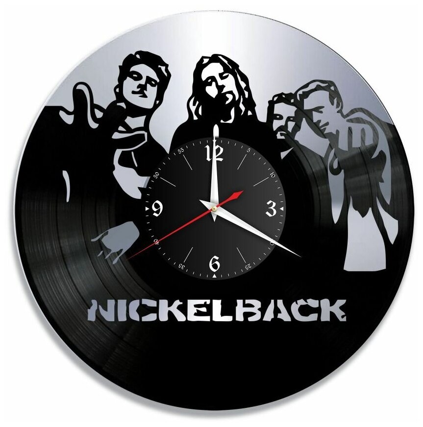 Часы из винила Redlaser "группа Nickelback, Никельбэк" VW-10125-2