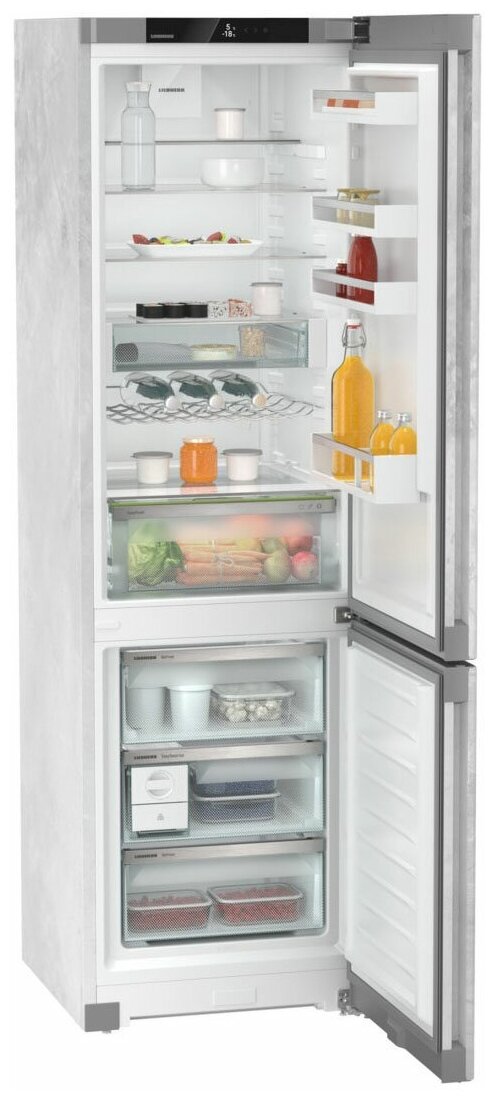 Двухкамерный холодильник Liebherr CNpcd 5723-20 001 серый - фотография № 2