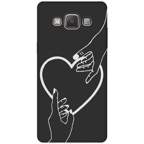 Матовый Soft Touch силиконовый чехол на Samsung Galaxy A5, Самсунг А5 с 3D принтом Hands W черный матовый soft touch силиконовый чехол на samsung galaxy a5 самсунг а5 с 3d принтом infinity w черный