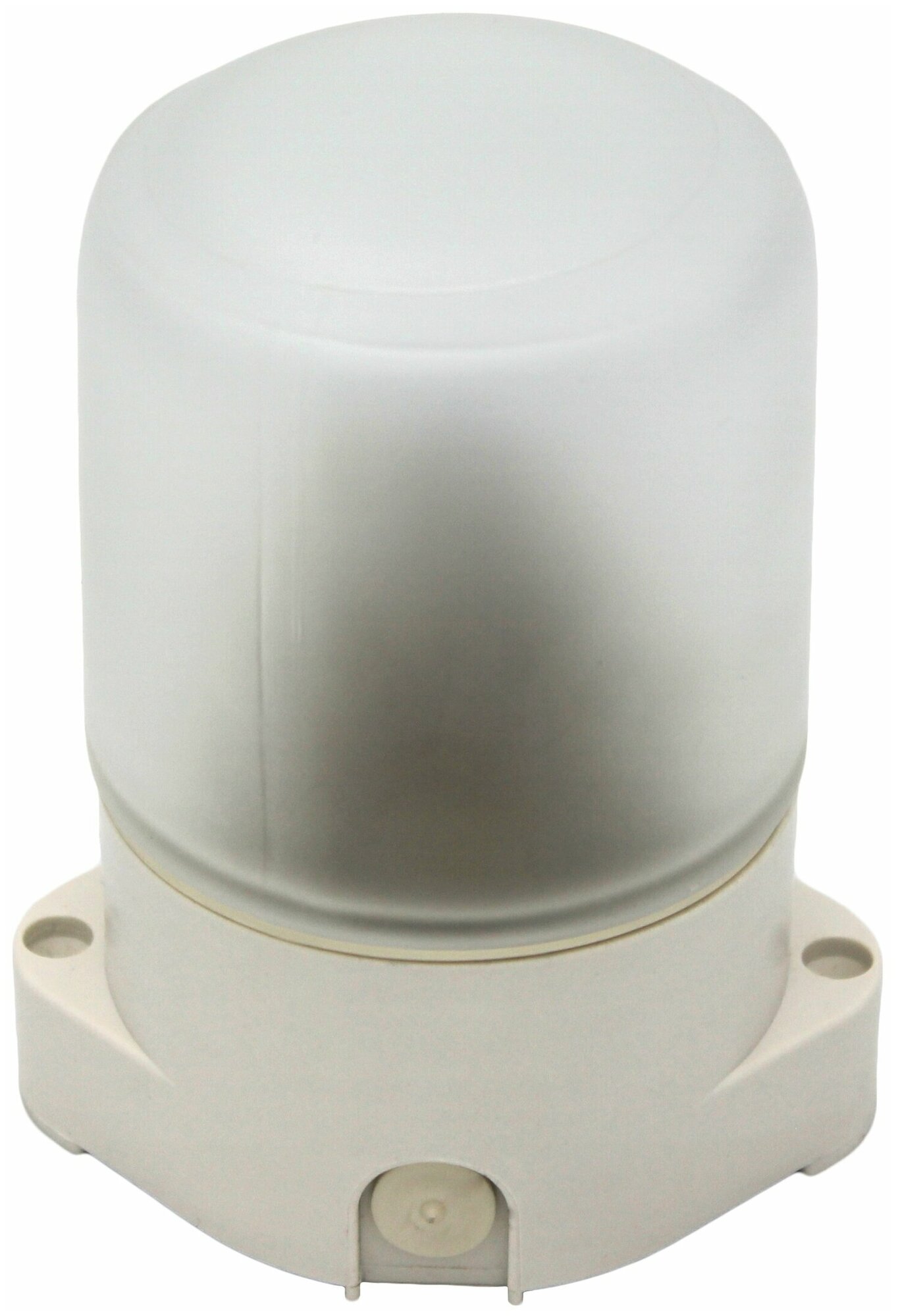 Светильник ЭРА НББ 01-60-001 для бани пластик/стекло прямой IP65 E27 max 60Вт 135х105х84 белый - фотография № 1