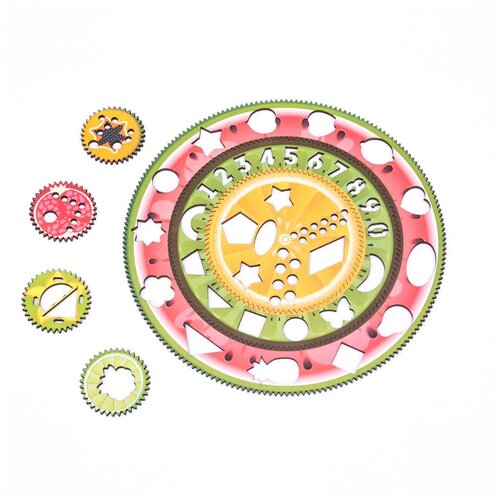 WoodLandToys Фрукты, разноцветный, 7 шт.