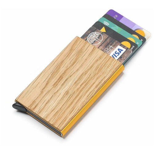 Картхолдер Twinswood, бежевый, золотой