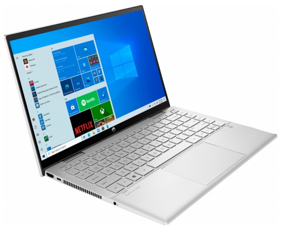 Ноутбук 14 IPS FHD Touch HP Pavilion x360 14-dy0007ur silver Core i3 1125G48Gb512Gb SSDVGA intW10 3B3Q8EA