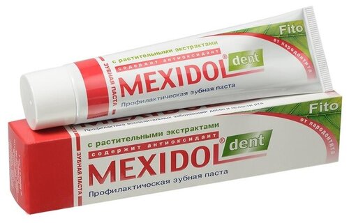 Зубная паста Мексидол Fito, 65 мл, 65 г