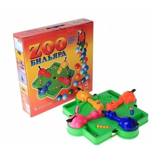 Игра ЗОО Бильярд 41x41x9 см 1760₽