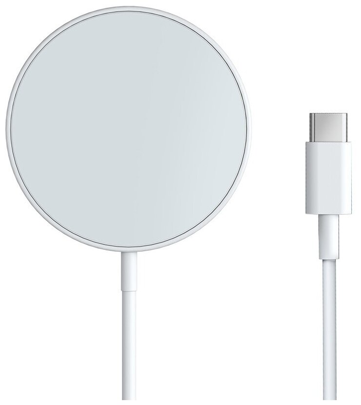 Магнитное беспроводное зарядное устройство BlitzWolf BW-FWC9 3 in 1 Magnetic Wireless Charger with Magnetic Attraction White