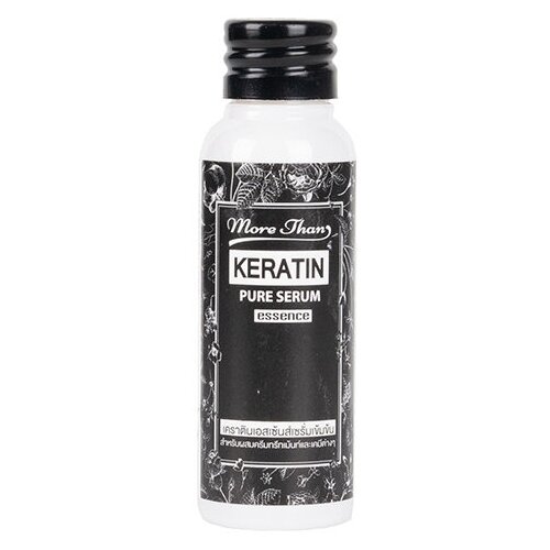 Концентрированная натуральная cыворотка для выпрямления волос с Кератином и Керамидами MoreThan Keratin Pure Serum Essence, 25 мл.