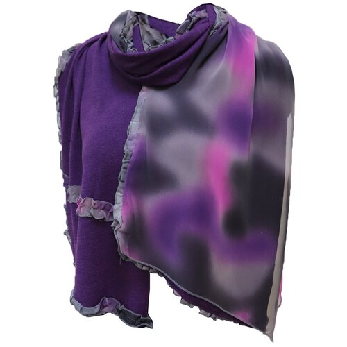 Палантин Crystel Eden,200х30 см, фиолетовый шарф crystel eden 200х30 см фиолетовый