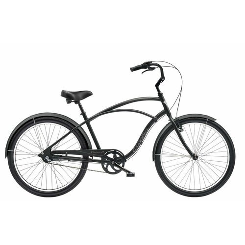 Велосипед городской круизер Electra Cruiser 3i Step Over Matte Black