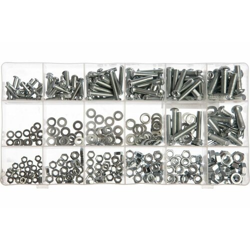 Набор винтов гаек шайб СИБРТЕХ 420 предметов 1254₽