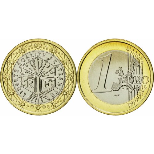 Франция 1 евро, 1999-2006 XF