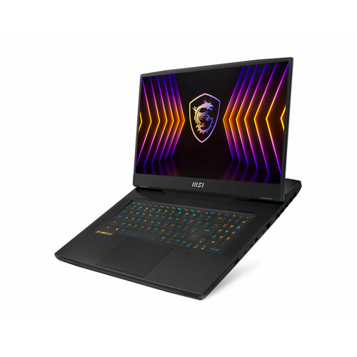 17,3 Ноутбук MSI TITAN GT77 HX ( 13VI-028US ), 2 TB, UHD, 64GB (32GB*2) DDR5, Mini LED ноутбук msi titan gt77hx 13vh core i9 13980hx 2200 mhz 17 3 3840x2160 64gb 2048gb ssd geforce rtx 4080 12gb wi fi bt win 11 pro