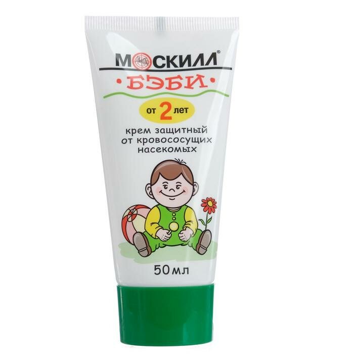 Крем от комаров "москилл-бэби" детский туба 50 мл