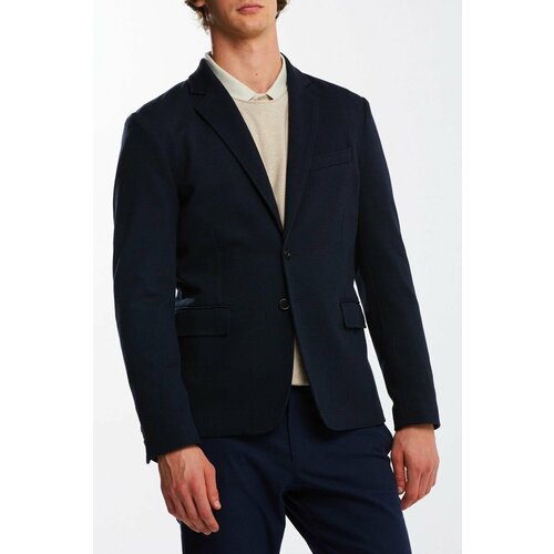 Пиджак GANT, размер 56, синий пиджак gant размер 56 бордовый