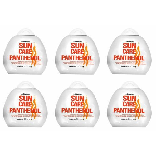Cafe mimi Крем для тела восстанавливающий Д-Пантенол Витамин Е 100 мл 6 шт 1259₽