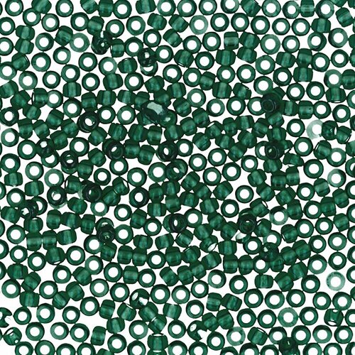 Бисер TOHO 11/0, круглый, 1, 2,2 мм, 5 штх5 г, №0939, темно-зеленый бисер круглый toho 15 0 1 1 5 мм 5 5 г 0939 темный зеленый