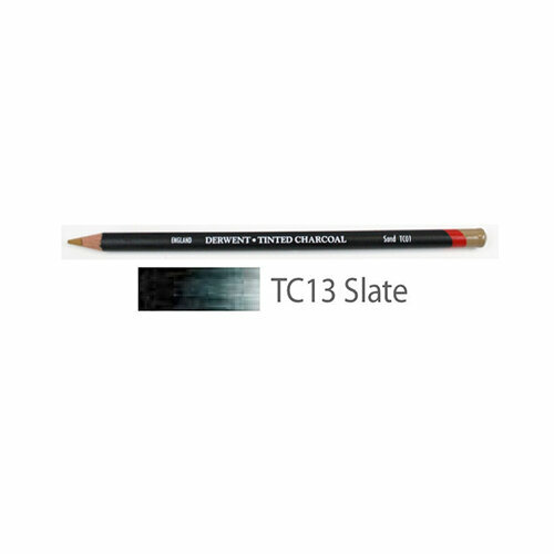 Карандаш угольный "Derwent" Tinted Charcoal №TC13 Сланец 2301677