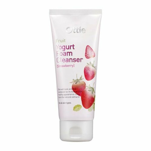OTTIE Очищающая пенка для лица Fruit Yogurt Foam Cleanser Strawberry
