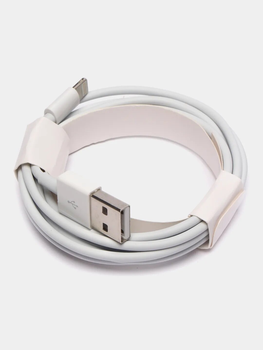 Кабель с быстрой зарядкой USB-Type-C, Цвет: Белый, Длина:1 метр, Тип разъёма: USB / Lightning(iPhone)