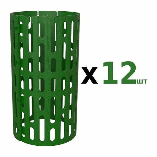 Защита стволов деревьев, кустарников и цветов, зелёный, 35х21 см / 12 шт, Green Glade Z112