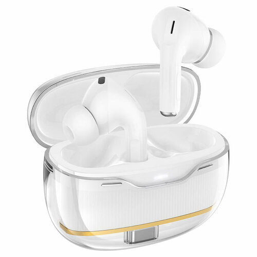 Наушники беспроводные Hoco EW54 Beautiful Hi-Fi Audio белые 1349₽