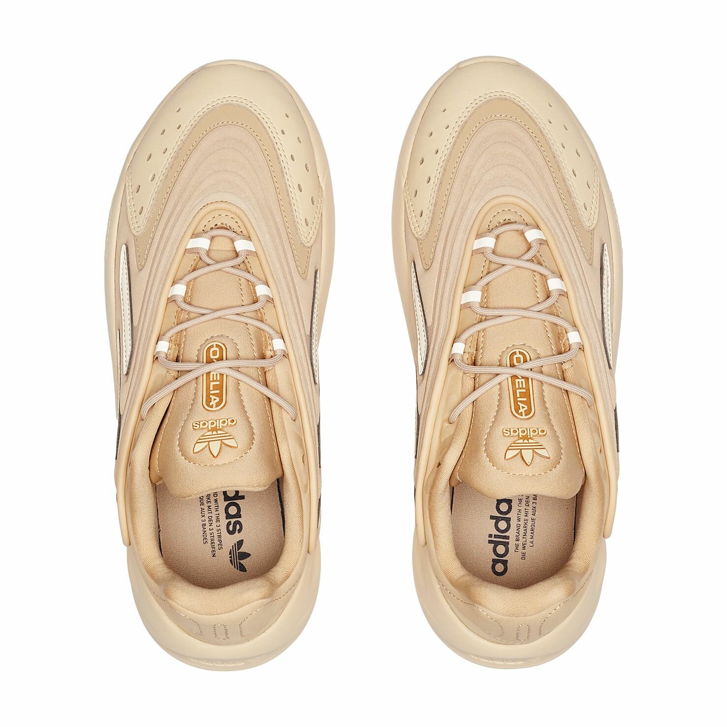 Кроссовки adidas Ozelia, размер T35, светло-коричневый — фото 1