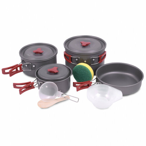 Набор посуды 3 кастрюли 1 сковородка 4-5 персон BRS-155 5680₽